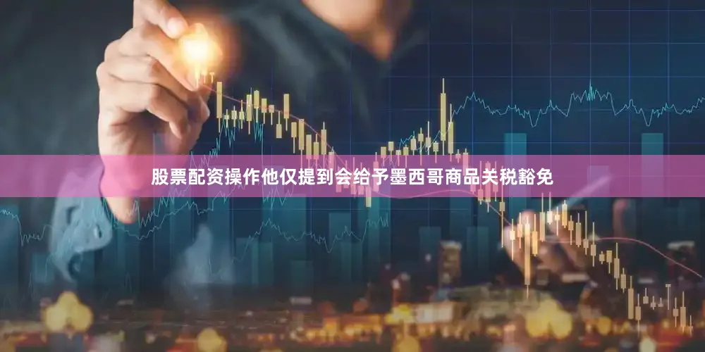 股票配资操作他仅提到会给予墨西哥商品关税豁免