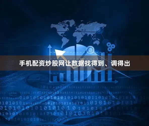 手机配资炒股网让数据找得到、调得出