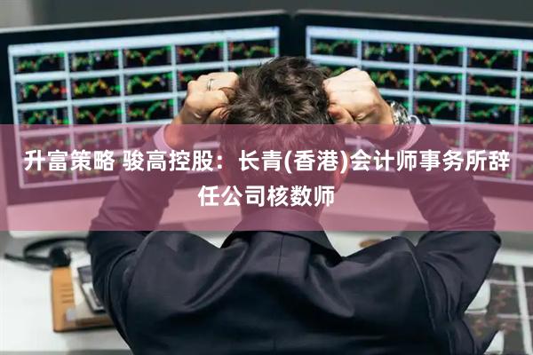 升富策略 骏高控股：长青(香港)会计师事务所辞任公司核数师
