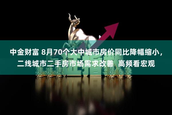 中金财富 8月70个大中城市房价同比降幅缩小，二线城市二手房市场需求改善  高频看宏观